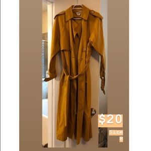 Mustard Trench Coat